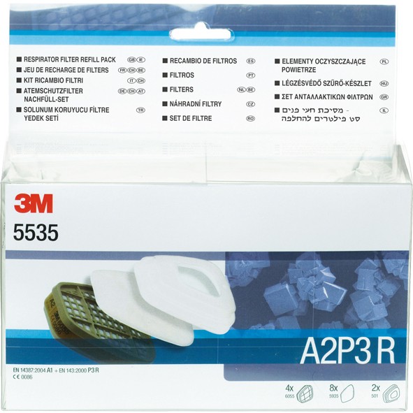 3M Filter-Nachfüllkit A2P3 Serie 6000+7500 1Set