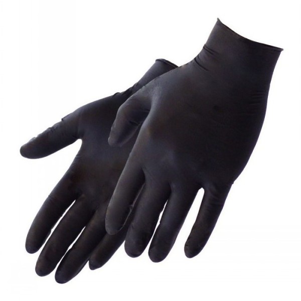 GG Handschuhe, Nitril, schwarz, Gr.L 100st