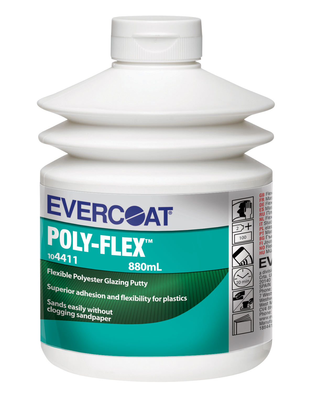 Evercoat Polyflex  880ml Autolacke Industrielacke Non 